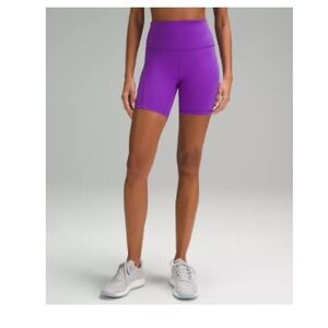 Lululemon Wunder Train Mesh Panel High Rise 6"